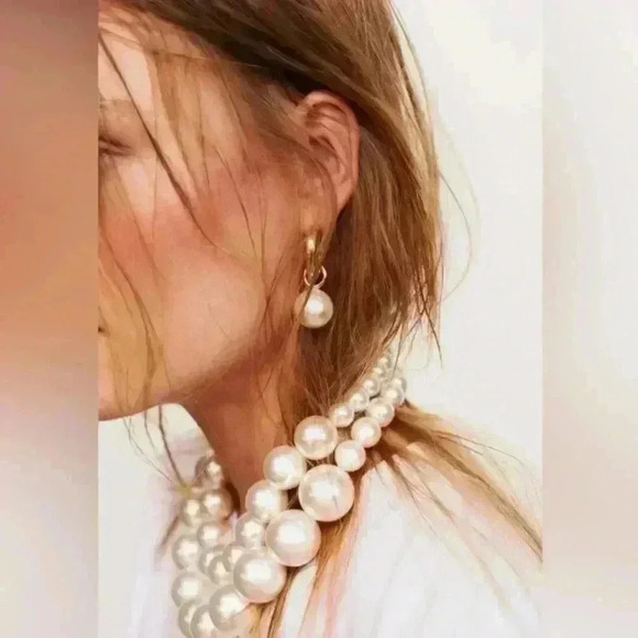 Zara Pearl Necklaces and Earring Set - Picture 2 of 5